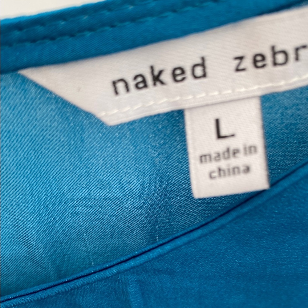 Elegant Deep Turquoise Women's Top - Picture 4 of 4